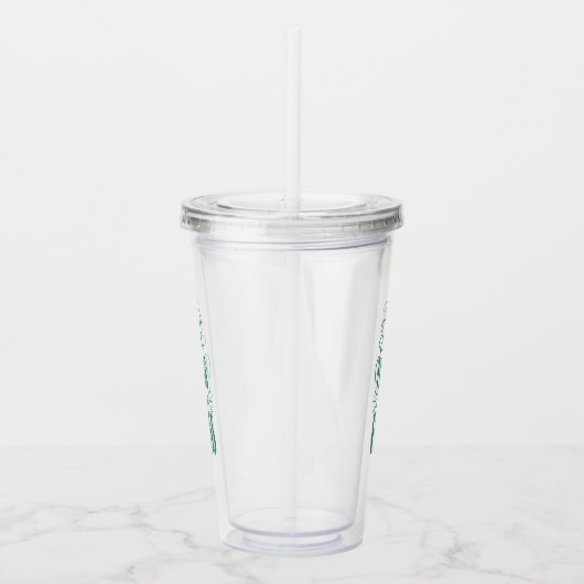 Floss als een boog acryl drinkbeker (Rechts)