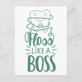 Floss als een boog briefkaart (Voorkant)