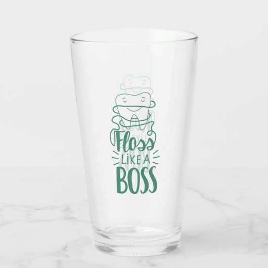 Floss als een boog glas (Achterkant)