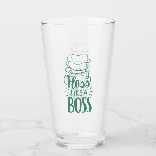 Floss als een boog glas (Voorkant)