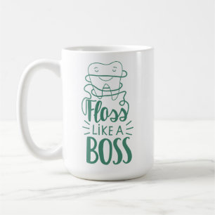 Floss als een boog koffiemok