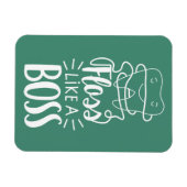 Floss als een boog magneet (Horizontaal)