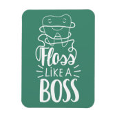 Floss als een boog magneet (Verticaal)