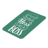 Floss als een boog magneet (Linkerzijde)