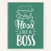 Floss als een boog notitieboek (Voorkant)