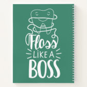 Floss als een boog notitieboek (Achterkant)