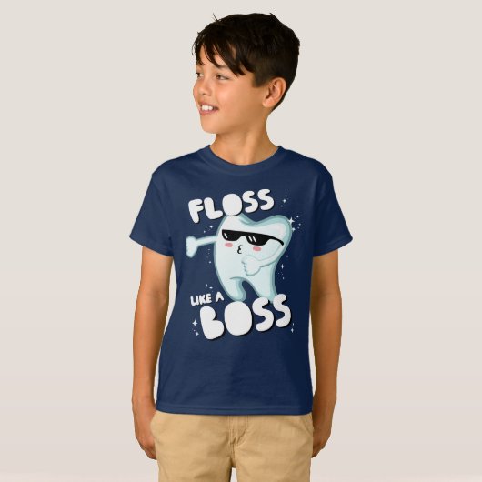 Floss als een boog t-shirt (Voorkant volledig)