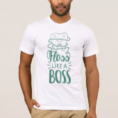 Floss als een boog t-shirt (Voorkant)