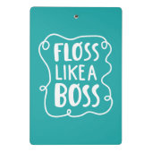 Floss als een boog | Tandheelkundige zin Mini Klembord (Achterkant)