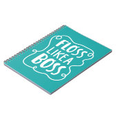 Floss als een boog | Tandheelkundige zin Notitieboek (Linkerzijde)