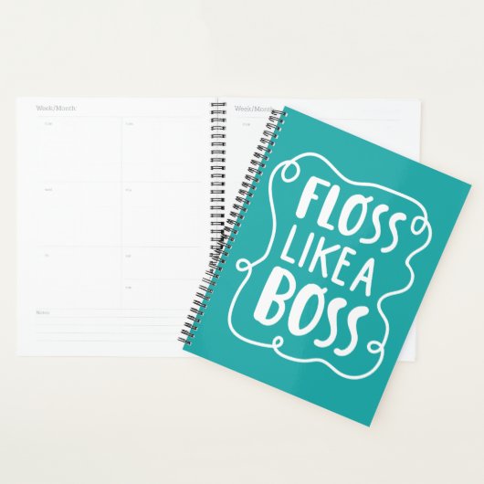 Floss als een boog | Tandheelkundige zin Planner (Display)