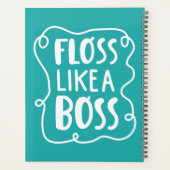 Floss als een boog | Tandheelkundige zin Planner (Achterkant)