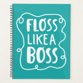 Floss als een boog | Tandheelkundige zin Planner (Voorkant)