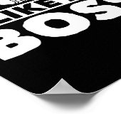 Floss as a boss Dentist Dental Assistant Teeth Poster (Hoek)