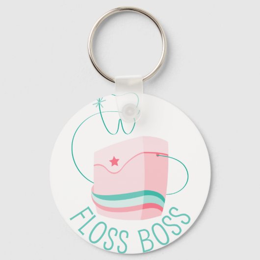 Floss Boss Sleutelhanger (Voorkant)