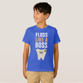 Floss Kids' HanesTAGLESS® T-shirt (Voorkant volledig)