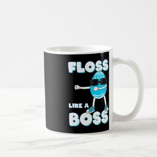 Floss like a boss Easter Egg Flossing Boys Girls K Koffiemok (Rechts)