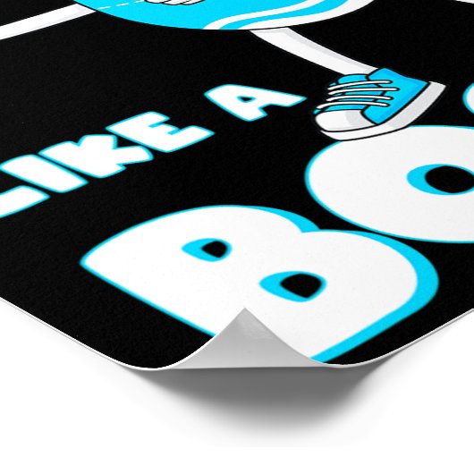 Floss like a boss Easter Egg Flossing Boys Girls K Poster (Hoek)