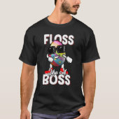 Floss Like A Boss Flossing Egg Sunglasses Happy Ea T-shirt (Voorkant)