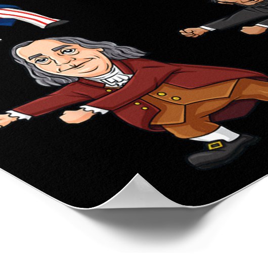 Floss Like A Boss Oom Sam Ben Franklin Liberty 4 Poster (Hoek)