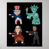Floss Like A Boss Oom Sam Ben Franklin Liberty 4 Poster (Voorkant)