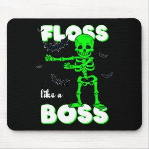 Floss like a boss Skeleton Halloween Boys Girls Ki Muismat