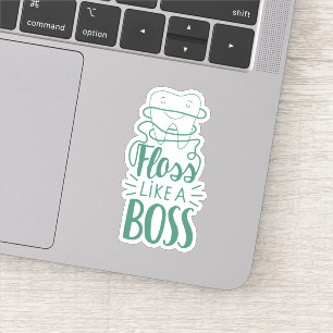 Floss like a boss Sticker