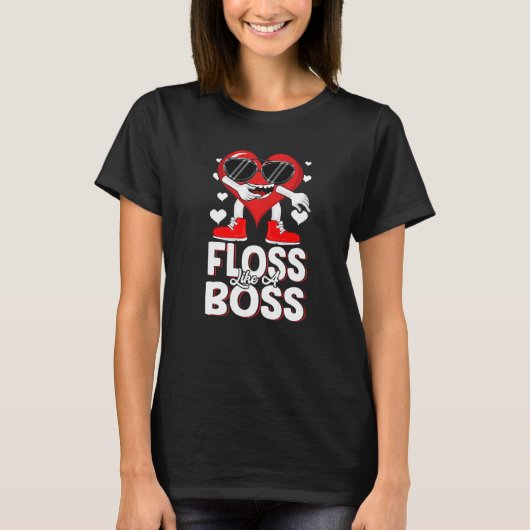 Floss like a Boss Valentijnsdag Boy Valentijn Boy T-shirt (Voorkant)