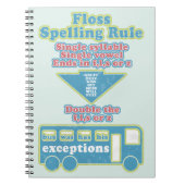 Floss Rule Phonics leren van de Engelse taal Notitieboek (Voorkant)