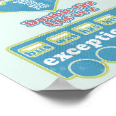 Floss Rule Phonics leren van de Engelse taal Poster (Hoek)