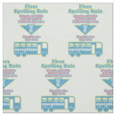 Floss Rule Phonics leren van de Engelse taal Stof (Swatch)