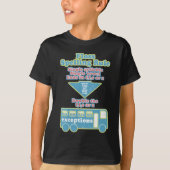 Floss Rule Phonics leren van de Engelse taal T-shirt (Voorkant)