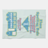 Floss Rule Phonics leren van de Engelse taal Theedoek (Horizontaal)