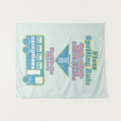 Floss Rule Phonics leren van de Engelse taal Wandkleed (Voorkant (horizontaal))