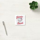 Flossen door de sneeuw Grappige Kerstmis Post-it® Notes (Kantoor)