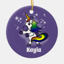 Flossen Regenboog Eenhoorn met Sterrenachtergrond