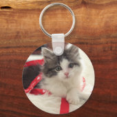 Flossie de Kitten Sleutelhanger (Voorkant)