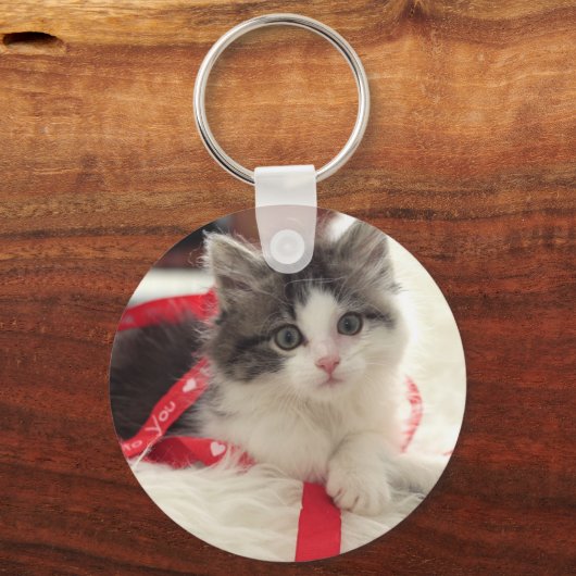 Flossie de Kitten Sleutelhanger (Voorkant)
