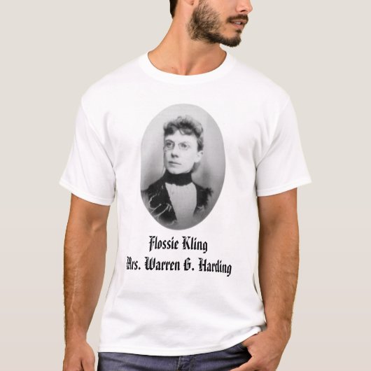 Flossie Kling Mrs Warren G. Harding T-shirt (Voorkant)
