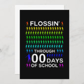 Flossin door 100 dagen schoolverlies 100 dagen save the date (Voorkant / Achterkant)