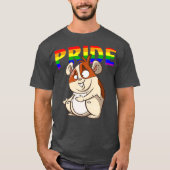 Flossing Hamster Lesbian Bisexual Gay LGBT Pride T-shirt (Voorkant)