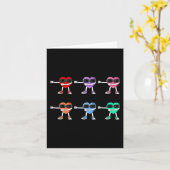 Flossing Harten Valentijnsdag Floss Als Een Baas B Kaart (Gele Bloem)