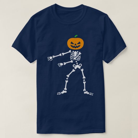 FlossJack O' Lantern Halloween Skeleton T-shirt (Design voorkant)