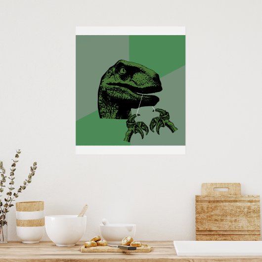 Flossoraptor Philosoraptor Poster (Keuken)