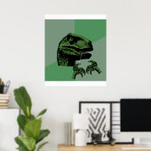Flossoraptor Philosoraptor Poster (Thuiskantoor)