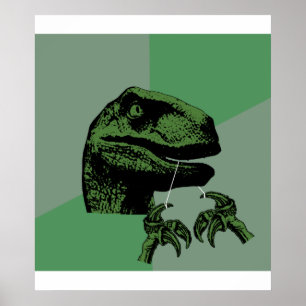 Flossoraptor Philosoraptor Poster
