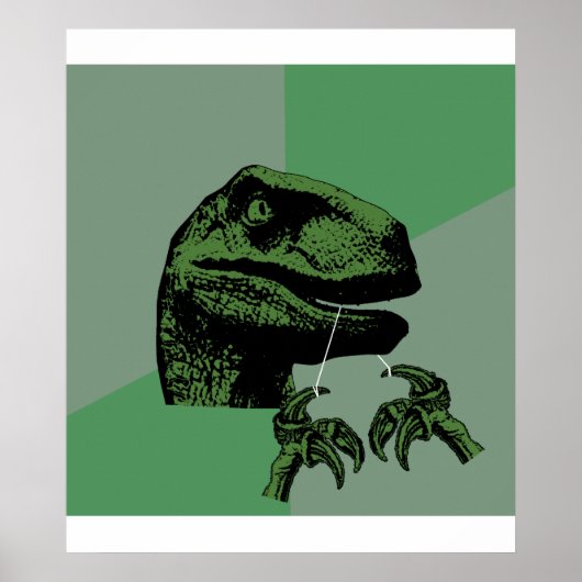 Flossoraptor Philosoraptor Poster (Voorkant)