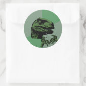 Flossoraptor Philosoraptor Ronde Sticker (Tas)