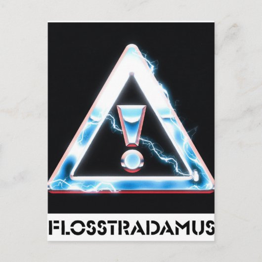 FLOSSTRADAMUS-Briefkaart Briefkaart (Voorkant)