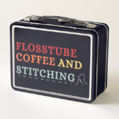Flosstube Coffee En Stikken - Kruisstekenares (Achterkant)